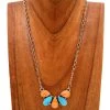 TURQUOISE AND SPINY OYSTER HALF CLUSTER NECKLACE