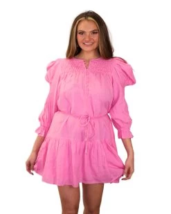 SELF CONTRAST YSELA MINI DRESS