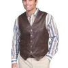 SCULLY MEN'S SOFT TOUCH LAMB BROWN VEST -Western Fashion 507 143 3830b0d5 d779 43ba b04d c385184547c4 large 1