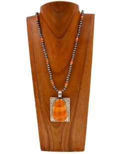 RICHARD SCHMIDT EXTRA LARGE SPINY OYSTER WITH STAMPING PENDANT -Western Fashion 51 78d3c2b3 03a1 47a5 b89a c2be1e735cef