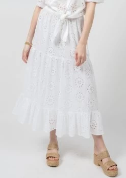 IVY JANE EYELET TIERED SKIRT 7 IVY JANE EYELET TIERED SKIRT -Western Fashion 550008 3 800x1125 1