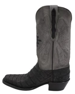 BLACK JACK MEN'S SUEDED CAIMAN BELLY BOOT -Western Fashion 60 43227914 0c4e 4124 a863 dd095ec0998b