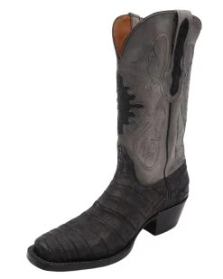 BLACK JACK MEN'S SUEDED CAIMAN BELLY BOOT -Western Fashion 62 9f9e51ea 3ee4 4223 a16f 1175cd0845a7