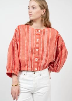 IVY JANE JACQUARD STRIPE JACKET -Western Fashion 650296 3 800x1125 1