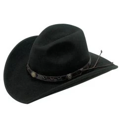 TWISTER DAKOTA CRUSHABLE BLACK COWBOY HAT