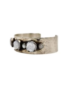 RICHARD SCHMIDT MOTHER OF PEARL ROSES AND ROUNDS CUFF 4 MOP RNDS 8 RICHARD SCHMIDT MOTHER OF PEARL ROSES AND ROUNDS CUFF 4 MOP RNDS -Western Fashion 72 8885508a 998b 4395 a39d cfc4e5cc46f3
