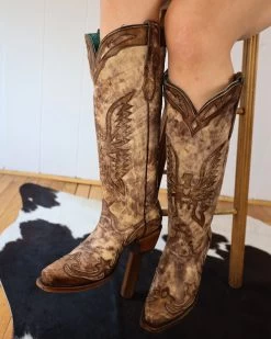 Corral Boots CORRAL WOMEN'S EAGLE OVERLAY BOOT -Western Fashion 91 fe49be6c 9d2f 4060 96bf 25e9f7a11853