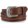 ARIAT MEN'S LEATHER BELT -Western Fashion Ariat Mens Leather Western Belt S 1 2048x ef534c3e f654 4a37 9d6f 49acaf92f0c0