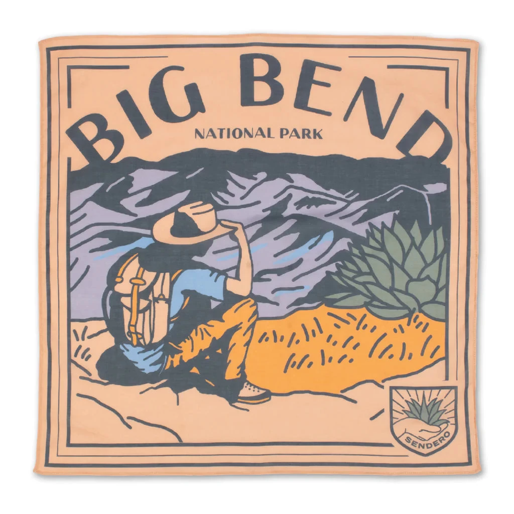 SENDERO BIG BEND NAT'L PARK BANDANA 3 SENDERO BIG BEND NAT'L PARK BANDANA