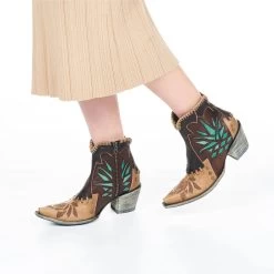 OLD GRINGO WOMEN'S MEXCAL BOOTIE 9 OLD GRINGO WOMEN'S MEXCAL BOOTIE -Western Fashion BL3610 1MEXCAL2H