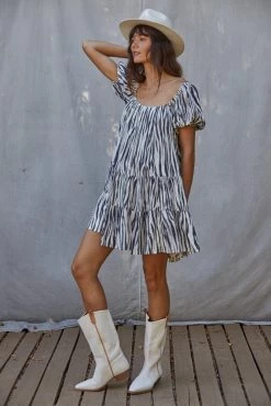 BY TOGETHER PRINT MINI DRESS