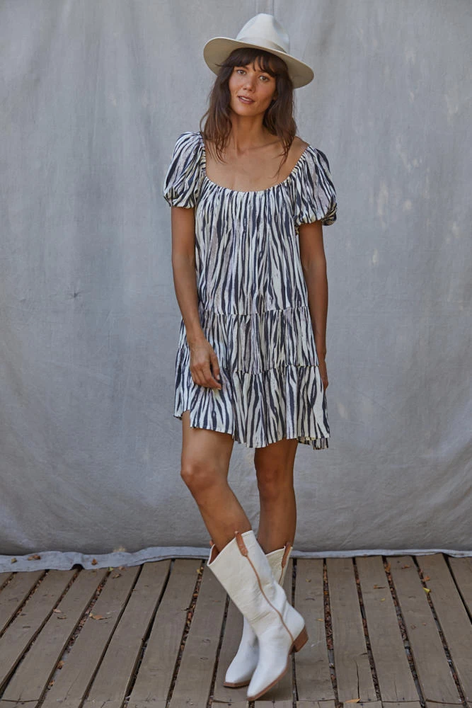 BY TOGETHER PRINT MINI DRESS 5 BY TOGETHER PRINT MINI DRESS - Image 3