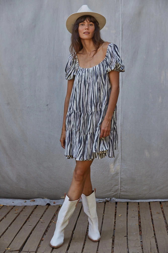 BY TOGETHER PRINT MINI DRESS 6 BY TOGETHER PRINT MINI DRESS - Image 4