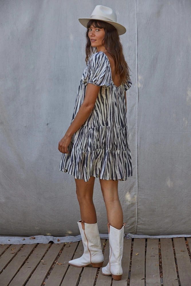 BY TOGETHER PRINT MINI DRESS 4 BY TOGETHER PRINT MINI DRESS - Image 2