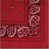 RED BANDANA SILK WILDRAG 2 RED BANDANA SILK WILDRAG -Western Fashion Bandana Red