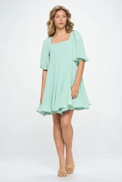 COLLETTA CHIFFON BABY DOLL DRESS -Western Fashion CL 251