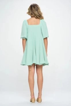 COLLETTA CHIFFON BABY DOLL DRESS -Western Fashion CL 253