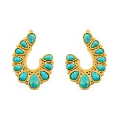 CHRISTINA GREENE RIVERBEND EARRINGS
