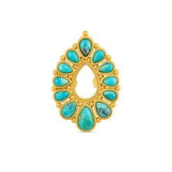 CHRISTINA GREENE TURQUOISE ZION RING