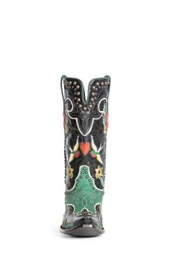 DOUBLE D RANCHWEAR WOMEN'S MIDNIGHT COWBOY BOOT -Western Fashion DDL 058 Midnight Cowboy Boot wr4 2000x 9895a8fc edb8 4a5a 928b 6117aa9fd152
