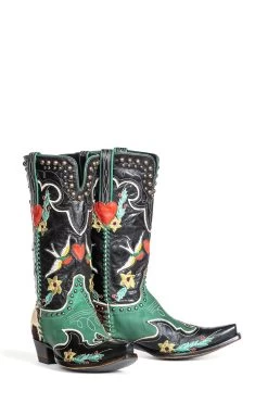 DOUBLE D RANCHWEAR WOMEN'S MIDNIGHT COWBOY BOOT -Western Fashion DDL 058 Midnight Cowboy Boot wr5 2000x 0cfd6324 63be 4546 ad0d 6dd9e8920ee1