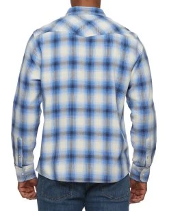 FLAG AND ANTHEM FINDLAY VINTAGE WASHED WESTERN SHIRT -Western Fashion DS SP23WS1164 FINDLAY LS VINTAGE WASH WESTERN SHIRT BLUE BLACK WHITE 965 1800x1800 34cadd34 1dee 4dcb b832 dfc8b3aaca7c