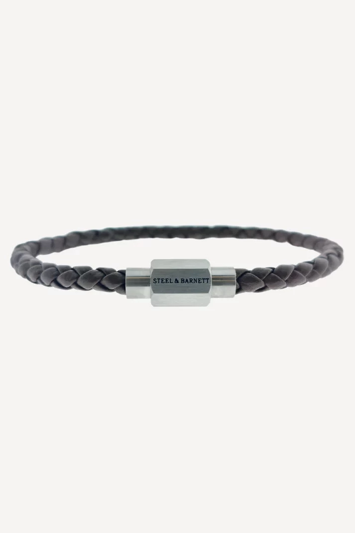Luke Landon Bracelet- Brown | Silver 3 Luke Landon Bracelet- Brown | Silver