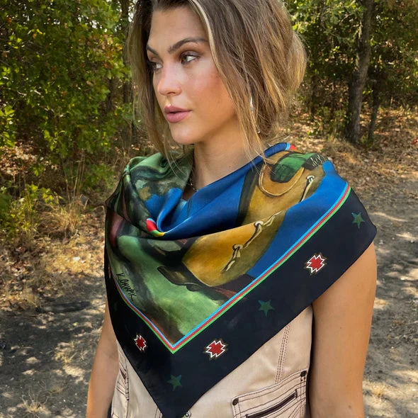 THE DIVIDE 35X35 SCARF 4 THE DIVIDE 35X35 SCARF - Image 2