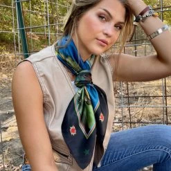 THE DIVIDE 35X35 SCARF 7 THE DIVIDE 35X35 SCARF -Western Fashion FringeScarves TheDivide silkscarf wildrags KevinChupik westernart 590x c06586cb 915a 413a b19f 04e1e01259ed