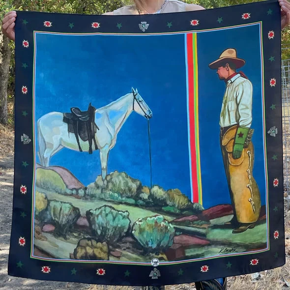 THE DIVIDE 35X35 SCARF 3 THE DIVIDE 35X35 SCARF