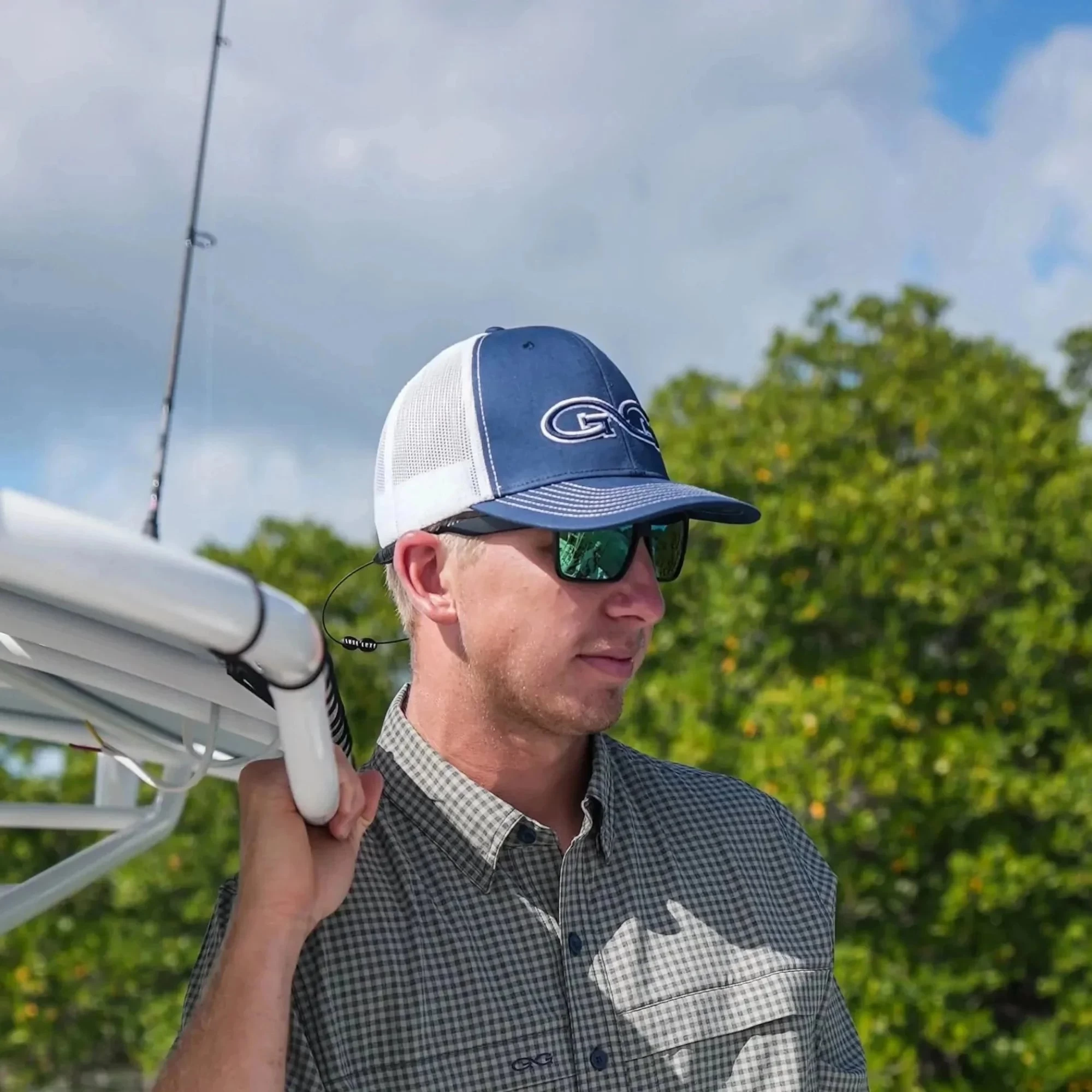 GAMEGUARD OUTDOORS DEEP WATER CAP | WHITE MESH BACK 4 GAMEGUARD OUTDOORS DEEP WATER CAP | WHITE MESH BACK - Image 2