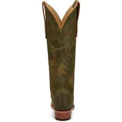 JUSTIN WOMEN'S CLARA OLIVE SUEDED BOOT 17 JUSTIN WOMEN'S CLARA OLIVE SUEDED BOOT -Western Fashion JST 006 VN4465