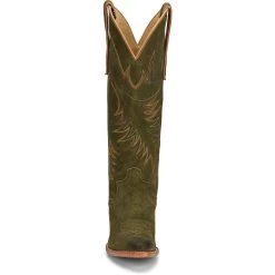 JUSTIN WOMEN'S CLARA OLIVE SUEDED BOOT 20 JUSTIN WOMEN'S CLARA OLIVE SUEDED BOOT -Western Fashion JST 008 VN4465