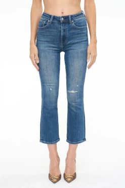 PISTOLA WOMEN'S LENNON HIGH RISE CROP BOOT - PLAZA DISTRESSED