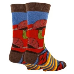 SOCK IT UP ARMADILLO RODEO SOCK -Western Fashion MJ9801C 2