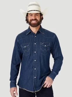 WRANGLER MEN'S WESTERN SNAP SHIRT