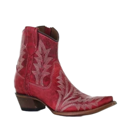 Corral Boots CIRCLE G BY CORRAL WOMEN'S RED EMBROIDERY ANKLE BOOT -Western Fashion Myproject 2023 04 17T084144.820