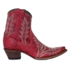 Corral Boots CIRCLE G BY CORRAL WOMEN'S RED EMBROIDERY ANKLE BOOT -Western Fashion Myproject 2023 04 17T084331.055
