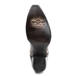 Corral Boots CIRCLE G BY CORRAL WOMEN'S ANNIE BOOT -Western Fashion Natural Black Python Embroider L5698 S 4 07795