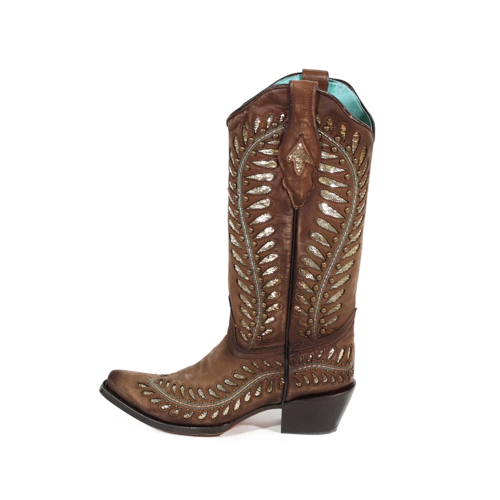 Corral Boots CORRAL WOMEN'S GOLD PETAL BOOT 5 Corral Boots CORRAL WOMEN'S GOLD PETAL BOOT - Image 3
