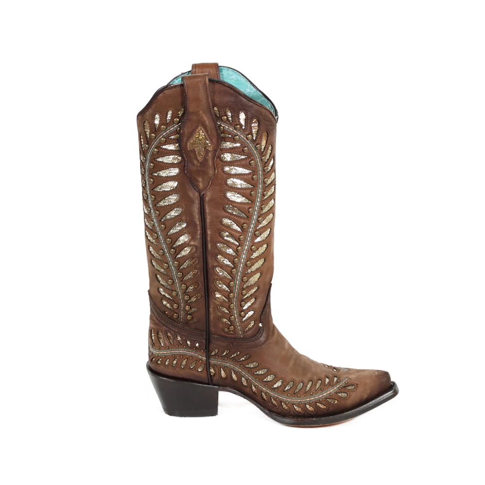 Corral Boots CORRAL WOMEN'S GOLD PETAL BOOT 3 Corral Boots CORRAL WOMEN'S GOLD PETAL BOOT