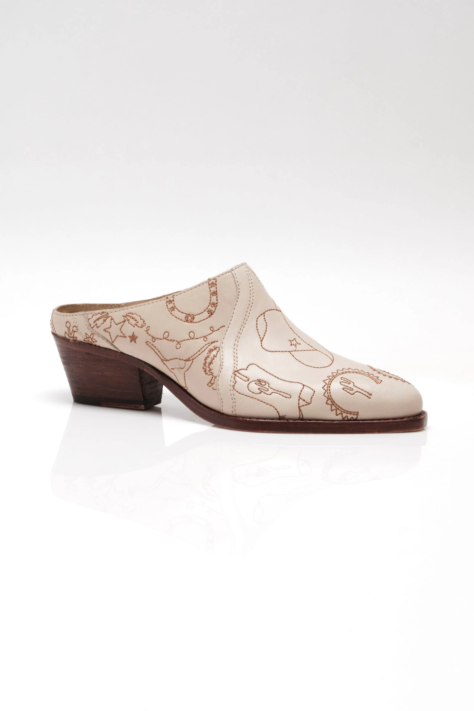 FREE PEOPLE NEW FRONTIER WESTERN MULE 7 FREE PEOPLE NEW FRONTIER WESTERN MULE - Image 5