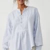FREE PEOPLE EDGE WASHED BLOUSE -Western Fashion OB1644012 4010 a