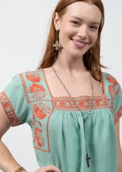 SISTER MARY ODALI BLOUSE 6 SISTER MARY ODALI BLOUSE -Western Fashion Odali Seafoam 2 3