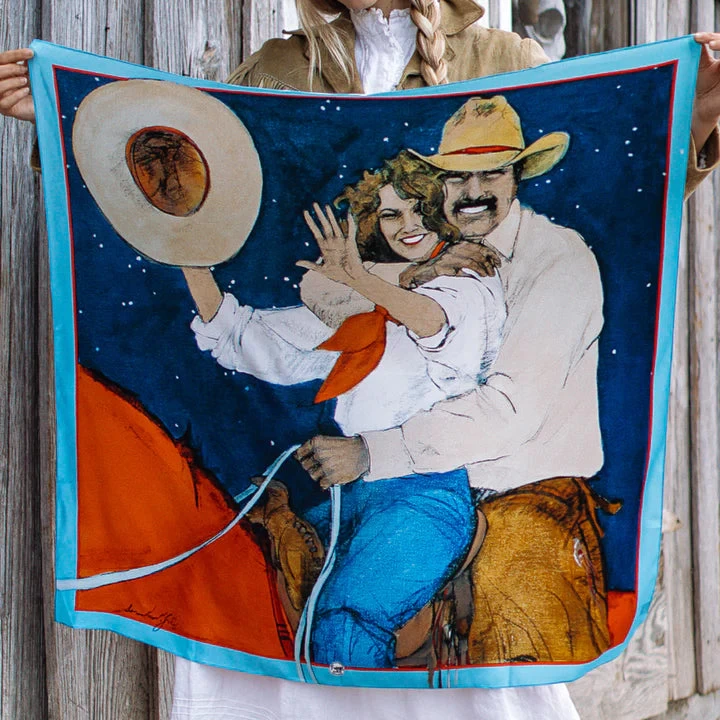 A LITTLE ROMANCE 26X26 SCARF 3 A LITTLE ROMANCE 26X26 SCARF