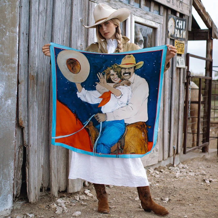 A LITTLE ROMANCE 26X26 SCARF 4 A LITTLE ROMANCE 26X26 SCARF - Image 2