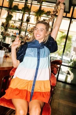 QUEEN OF SPARKLES SEQUIN SLEEVE TIERED DRESS -Western Fashion QOSHOLIDAY soelstudio 202 720x fb2b0223 48b9 4ab9 b283 cdee436b22ec