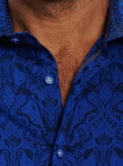 ROBERT GRAHAM HIGHLAND LONG SLEEVE WOVEN SHIRT- NAVY -Western Fashion RS221000CF HIGHLAND NAVY 03 600x 19529914 1dd6 4809 8171 744666016a24