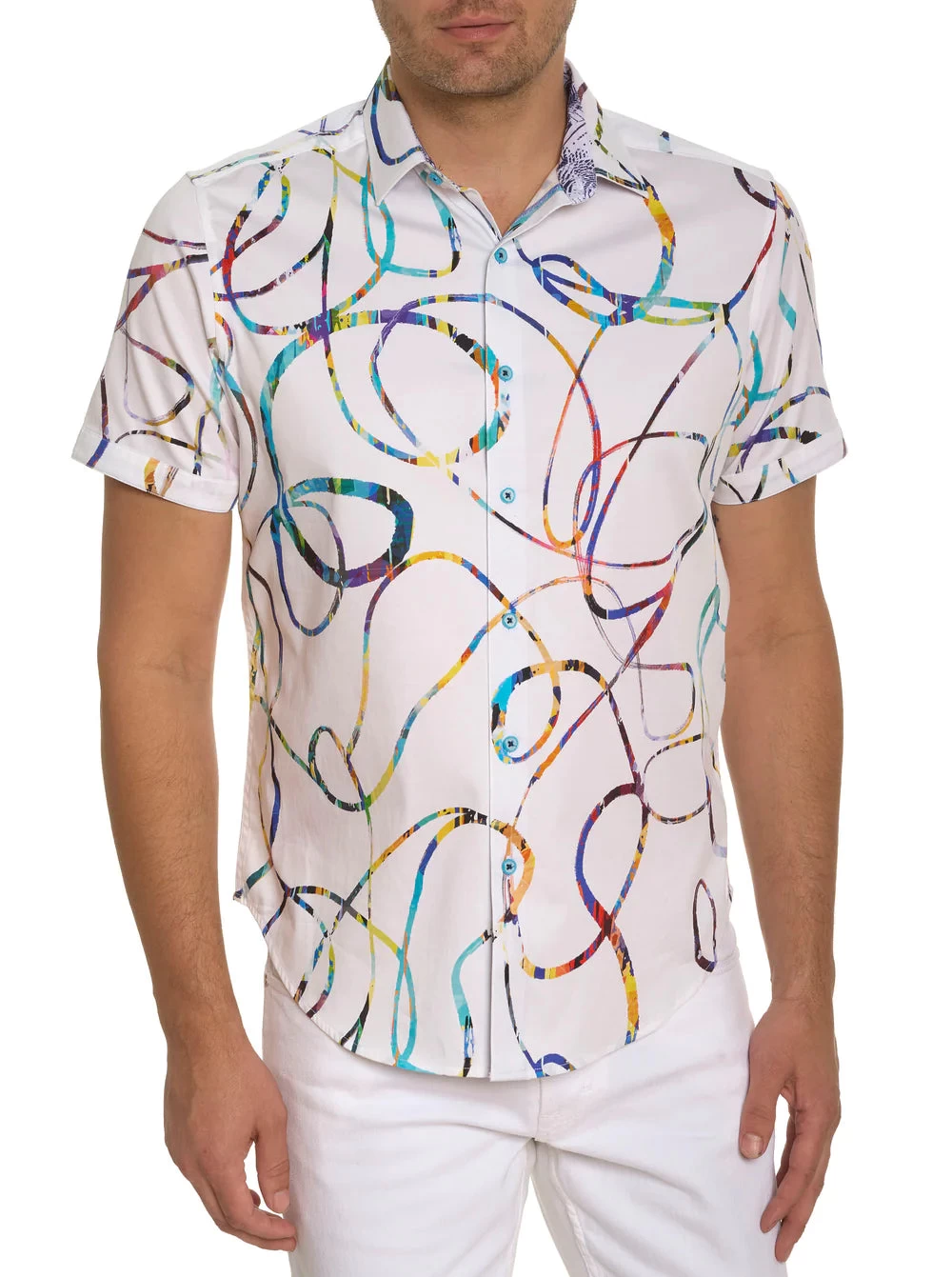 ROBERT GRAHAM RAMPAGE SHORT SLEEVE SHIRT 3 ROBERT GRAHAM RAMPAGE SHORT SLEEVE SHIRT