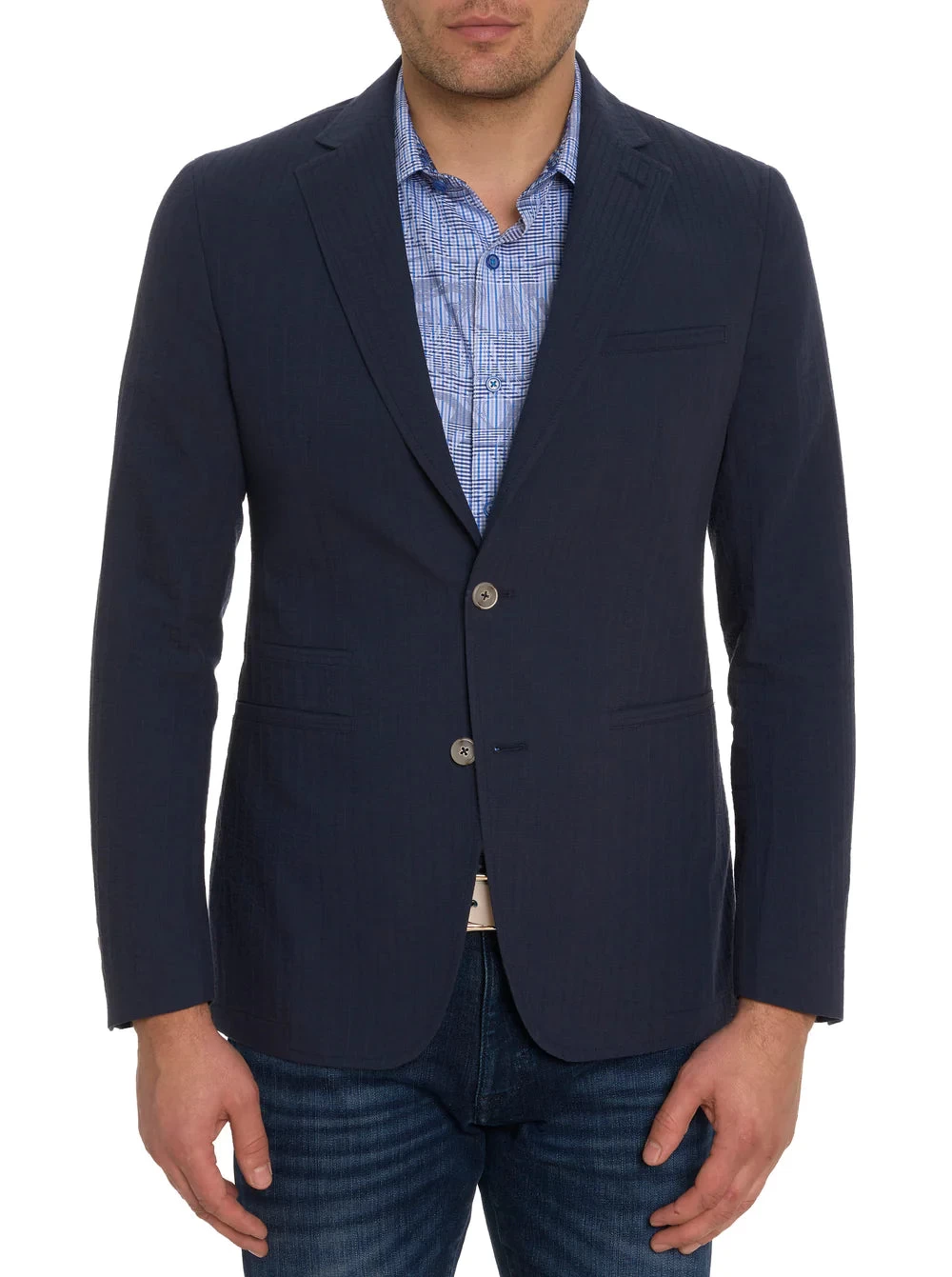 ROBERT GRAHAM HARLOW SEERSUCKER SPORTCOAT